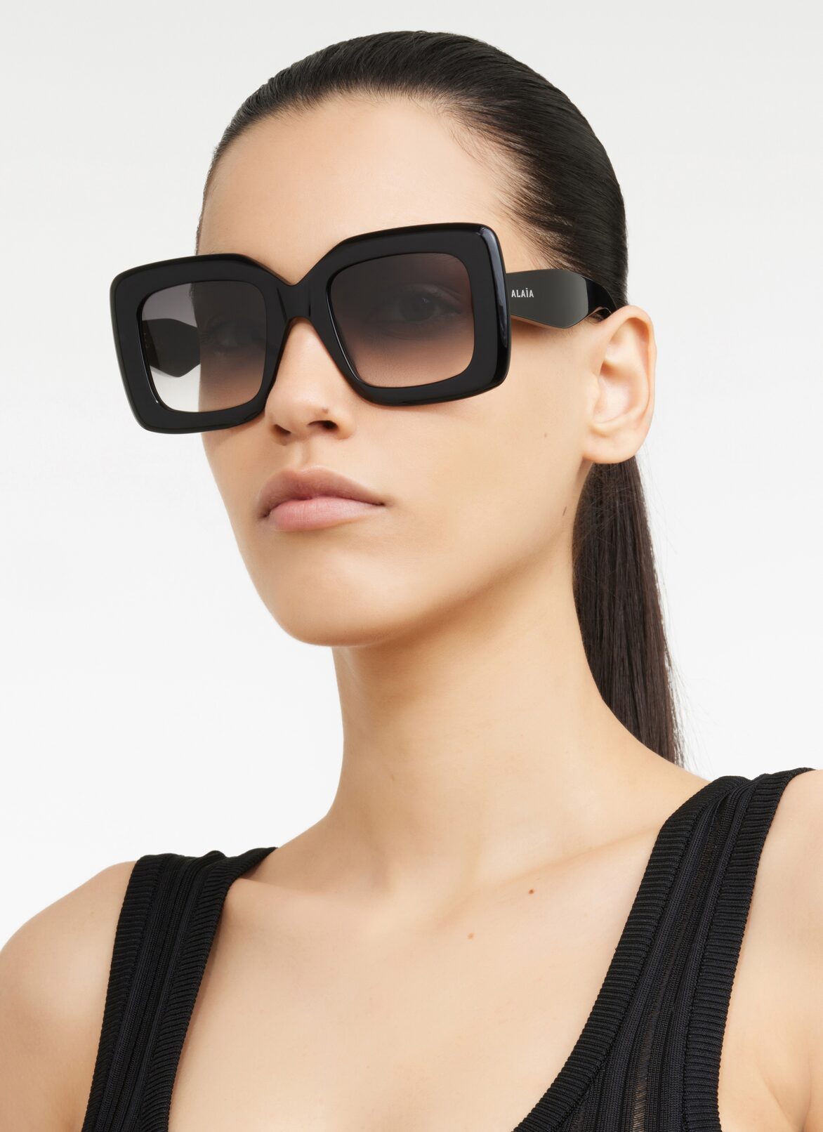 Squared sunglasses ALAÏA BLACK SQUARED SUNGLASSES